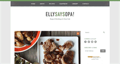 Desktop Screenshot of ellysaysopa.com